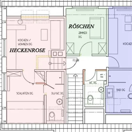 Rosenhuus Heckenrose Apartmán